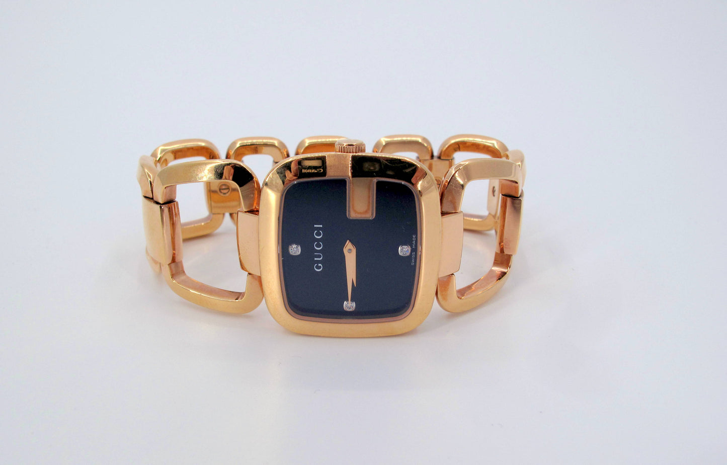 Original GUCCI Gold Tone Diamond Watch No original Box or Papers