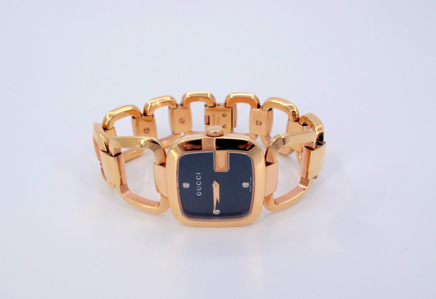 Original GUCCI Gold Tone Diamond Watch No original Box or Papers
