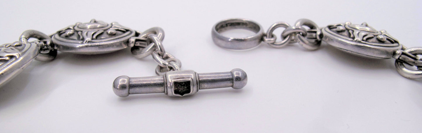 925 BARRY KIESELSTEIN CORD Sterling Silver Choker Necklace 15" Long