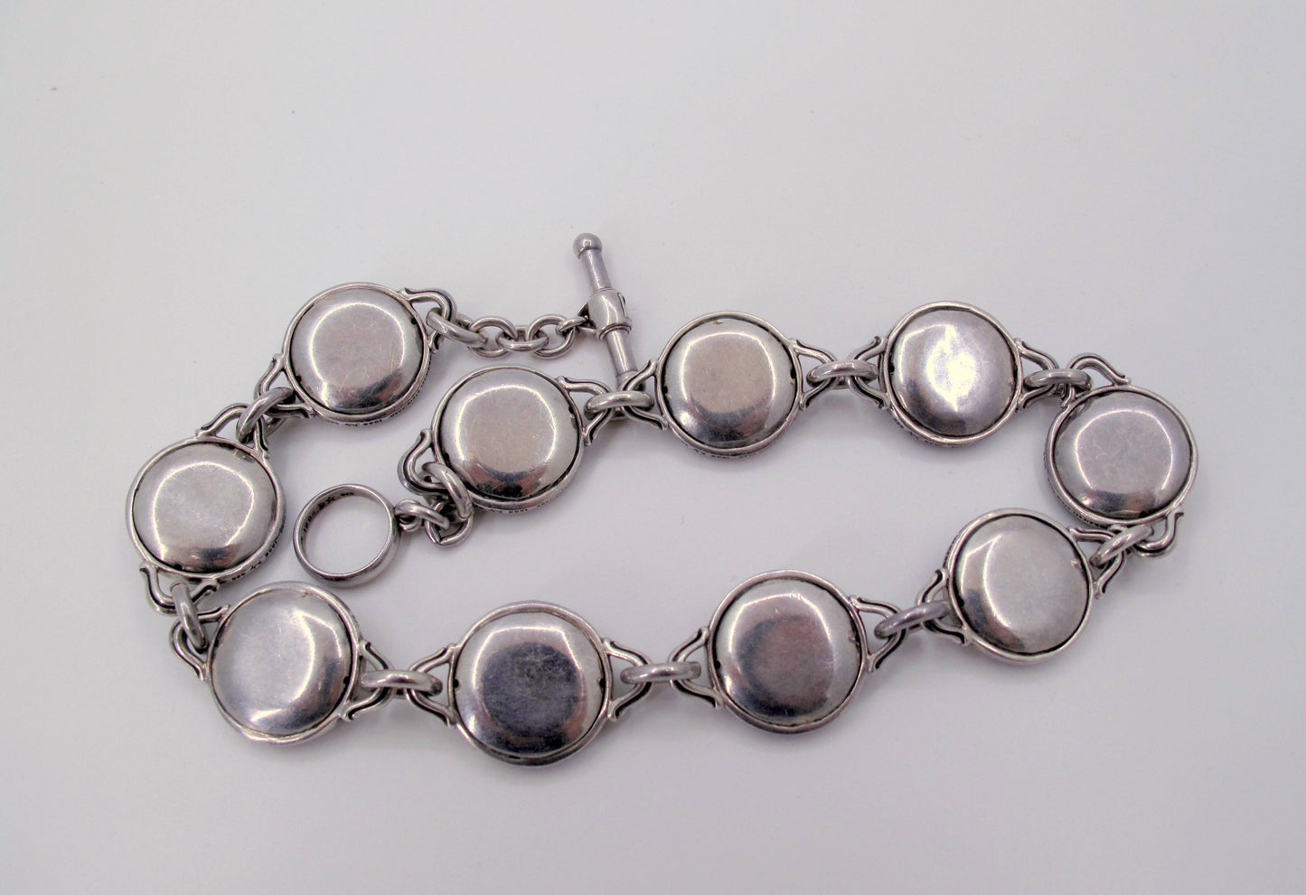 925 BARRY KIESELSTEIN CORD Sterling Silver Choker Necklace 15" Long