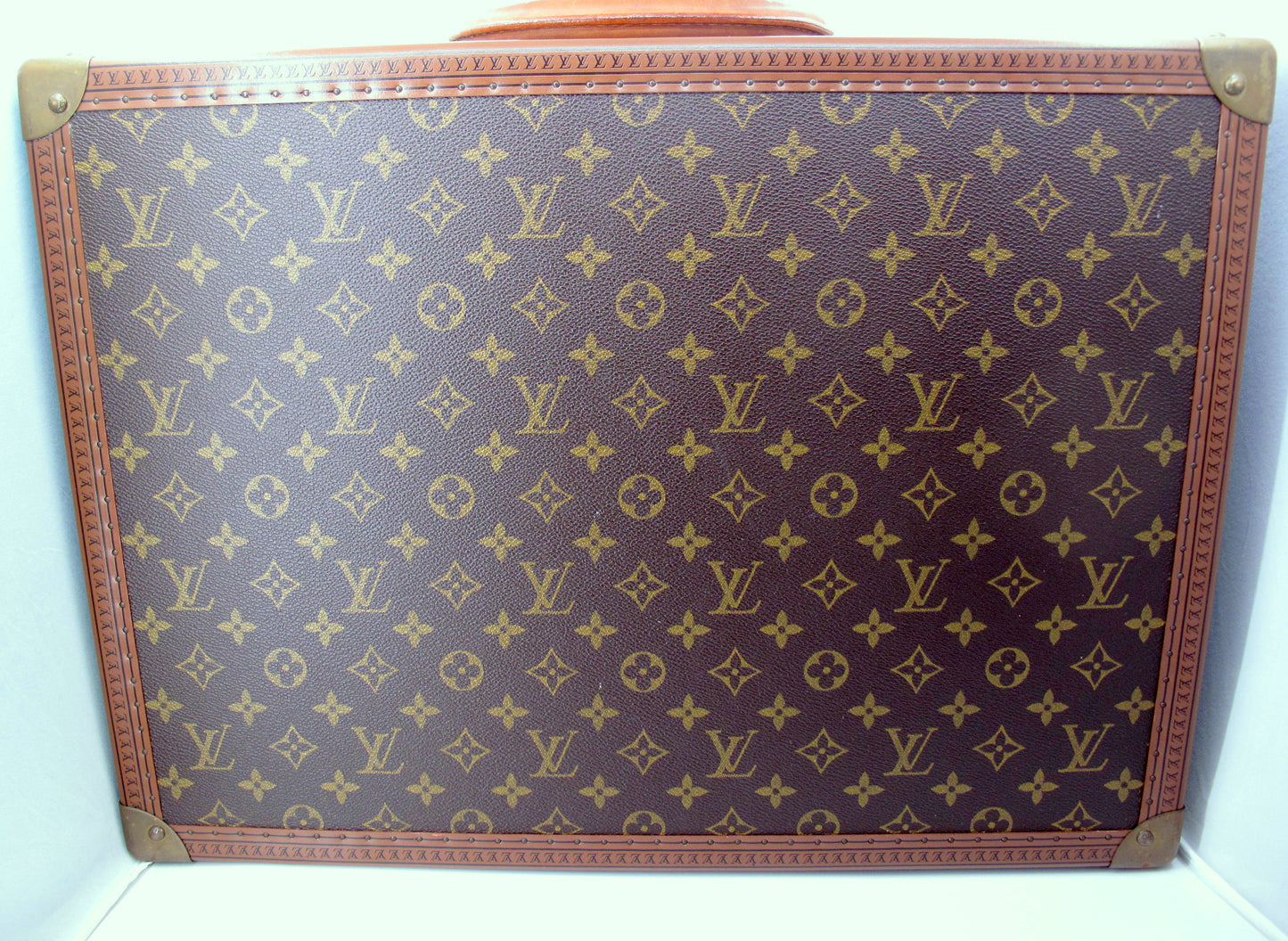 Original Vintage Louis Vuitton Trunk Luggage Brown Monogram