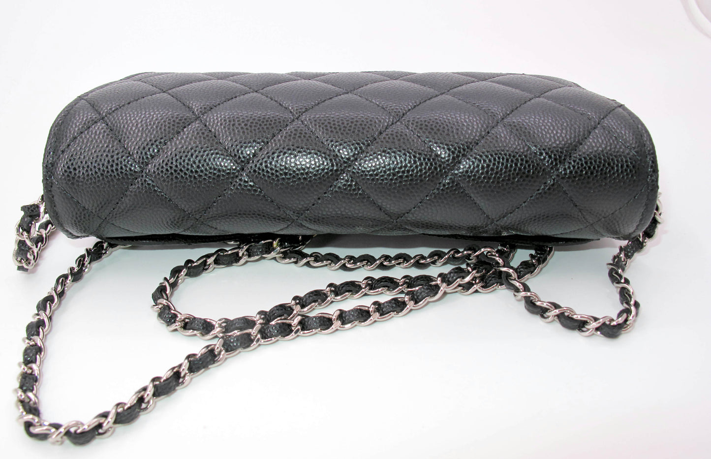 Original Chanel Caviar Leather Sunglasses Case Bag With Box and Dustbag