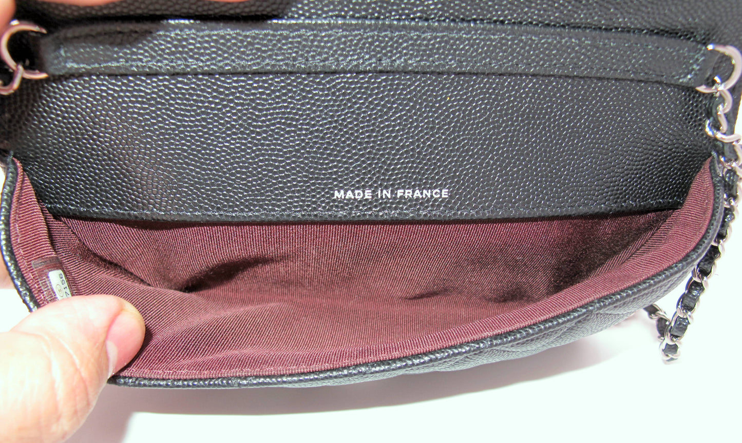 Original Chanel Caviar Leather Sunglasses Case Bag With Box and Dustbag