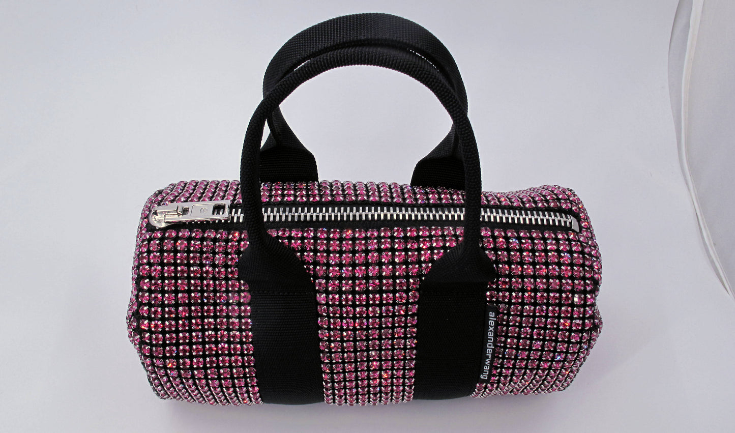 Original ALEXANDER WANG "CRUISER MINI" Crystals Red Ladies Handbag