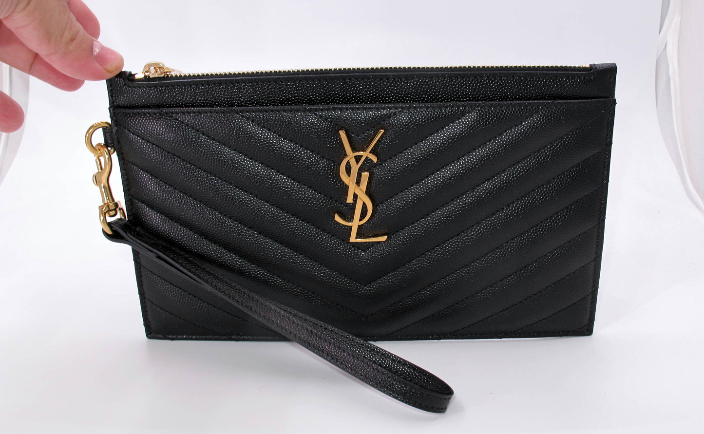 Stunning Original YVES SAINT LAURENT Cassandre Matelasse Large Pouch