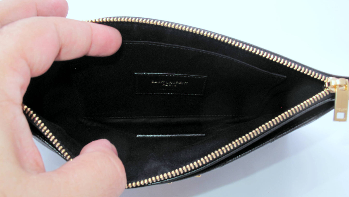 Stunning Original YVES SAINT LAURENT Cassandre Matelasse Large Pouch