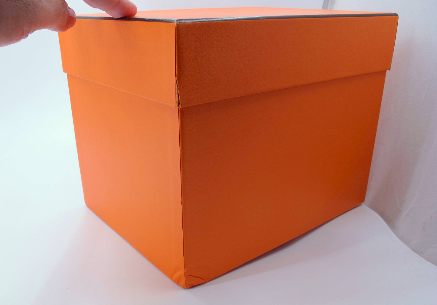 Original HERMES Picotin Lock 22cm Orange Handbag With Box/Dustbag