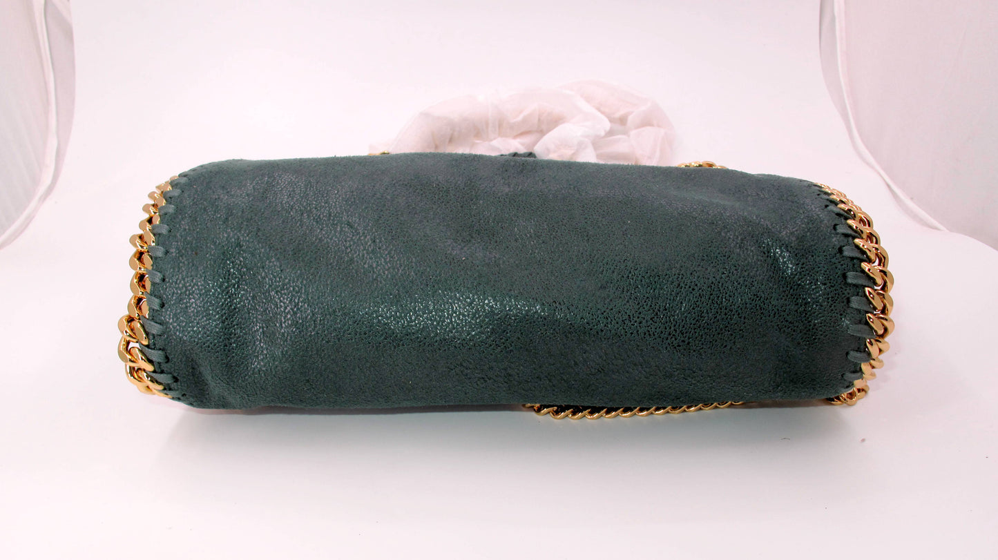Original STELLA McCARTNEY "FALABELLA" Mini TOTE Ladies Handbag Green
