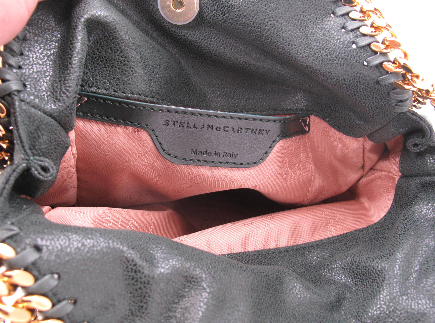 Original STELLA McCARTNEY "FALABELLA" Mini TOTE Ladies Handbag Green