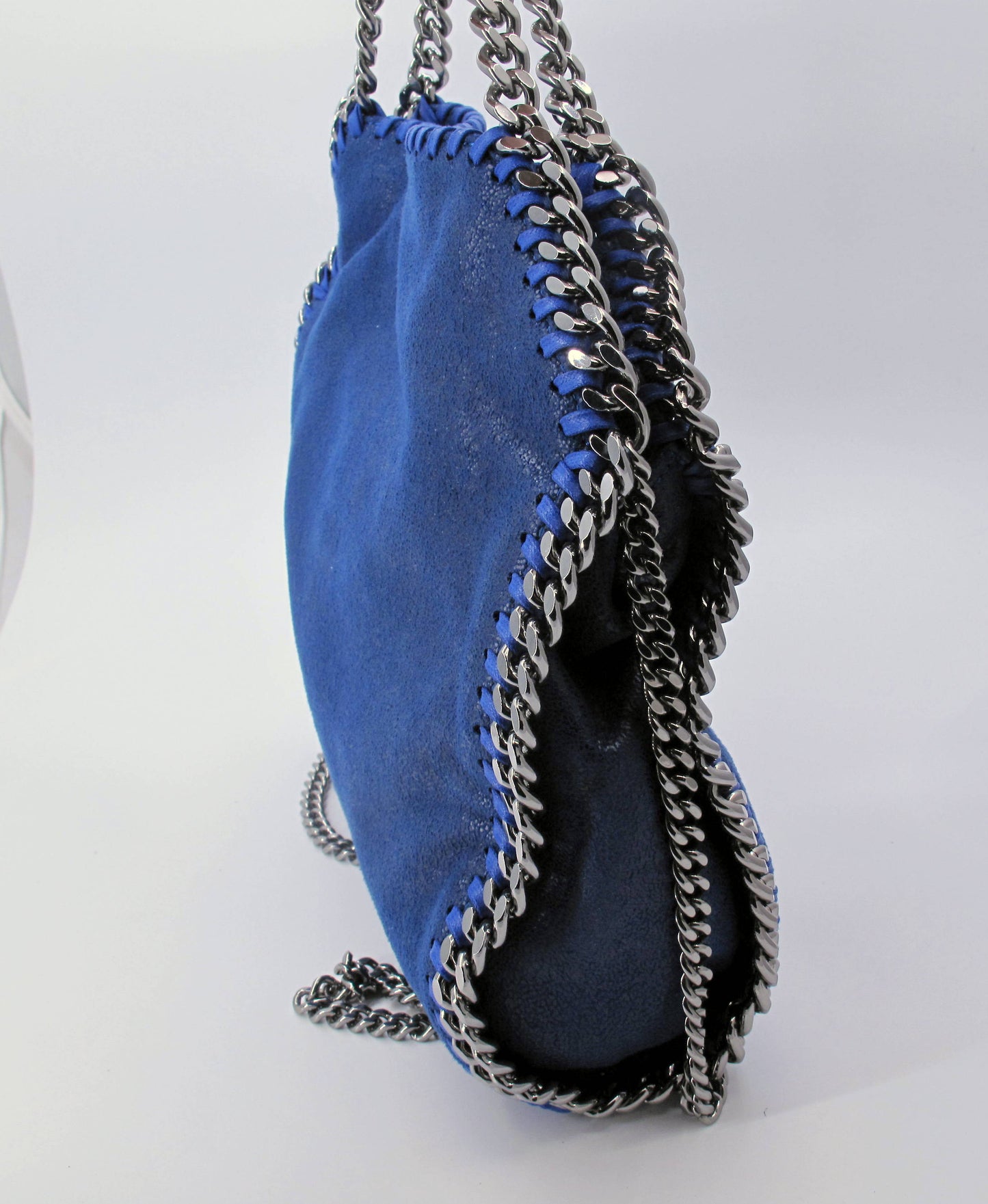 Original STELLA McCARTNEY "FALABELLA" Mini TOTE Ladies Handbag Blue