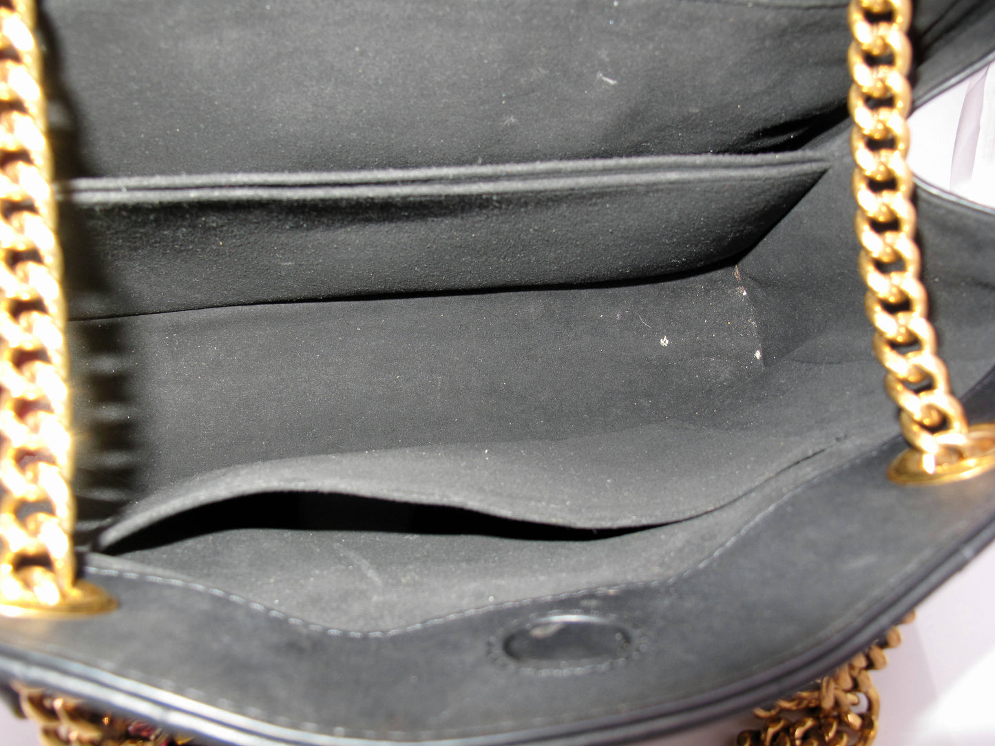 Original LOUIS VUITTON "NEW WAVE" Black Calfskin Ladies Handbag