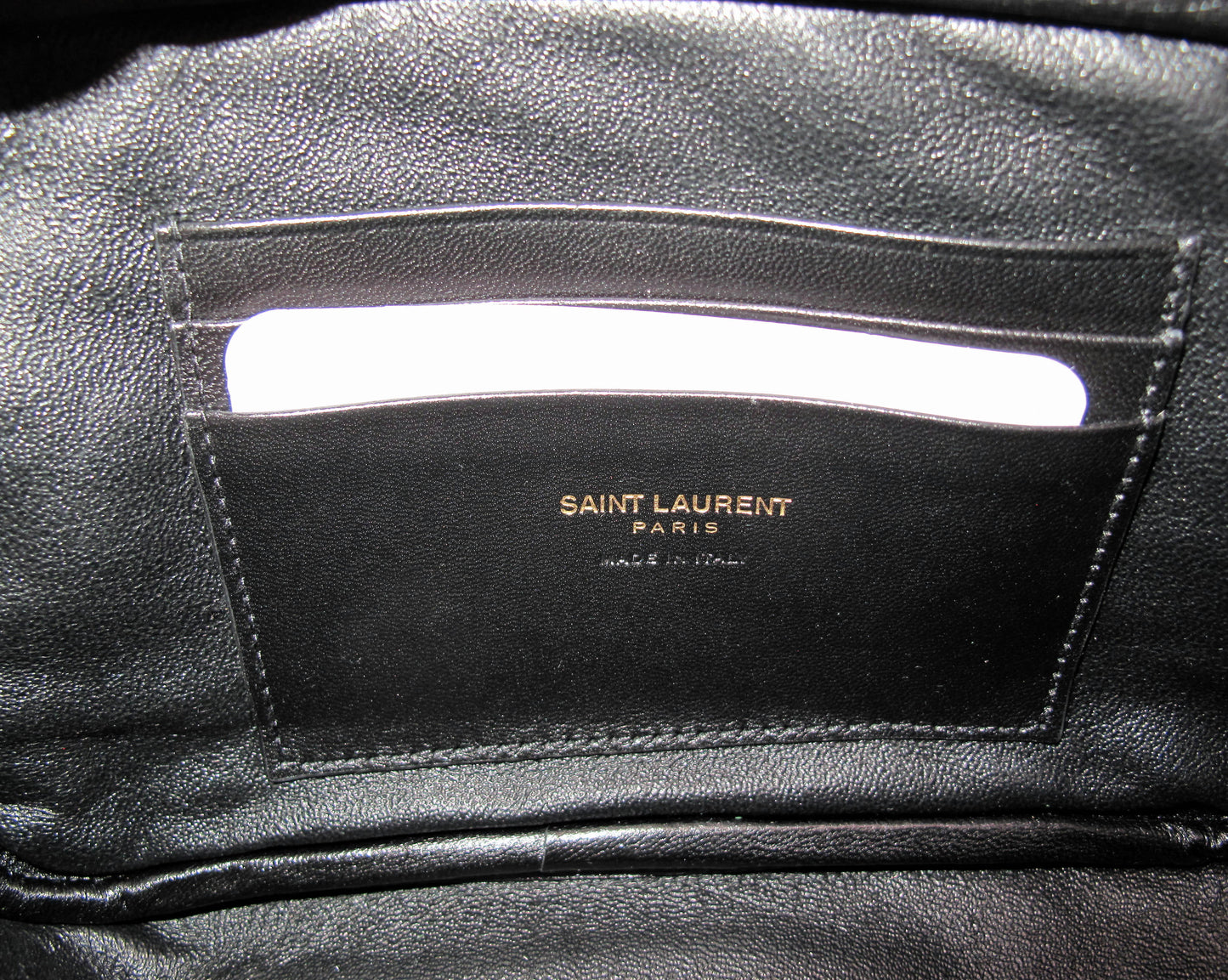 Original YVES SAINT LAURENT Mini Lou Camera Shoulder bag Green Color