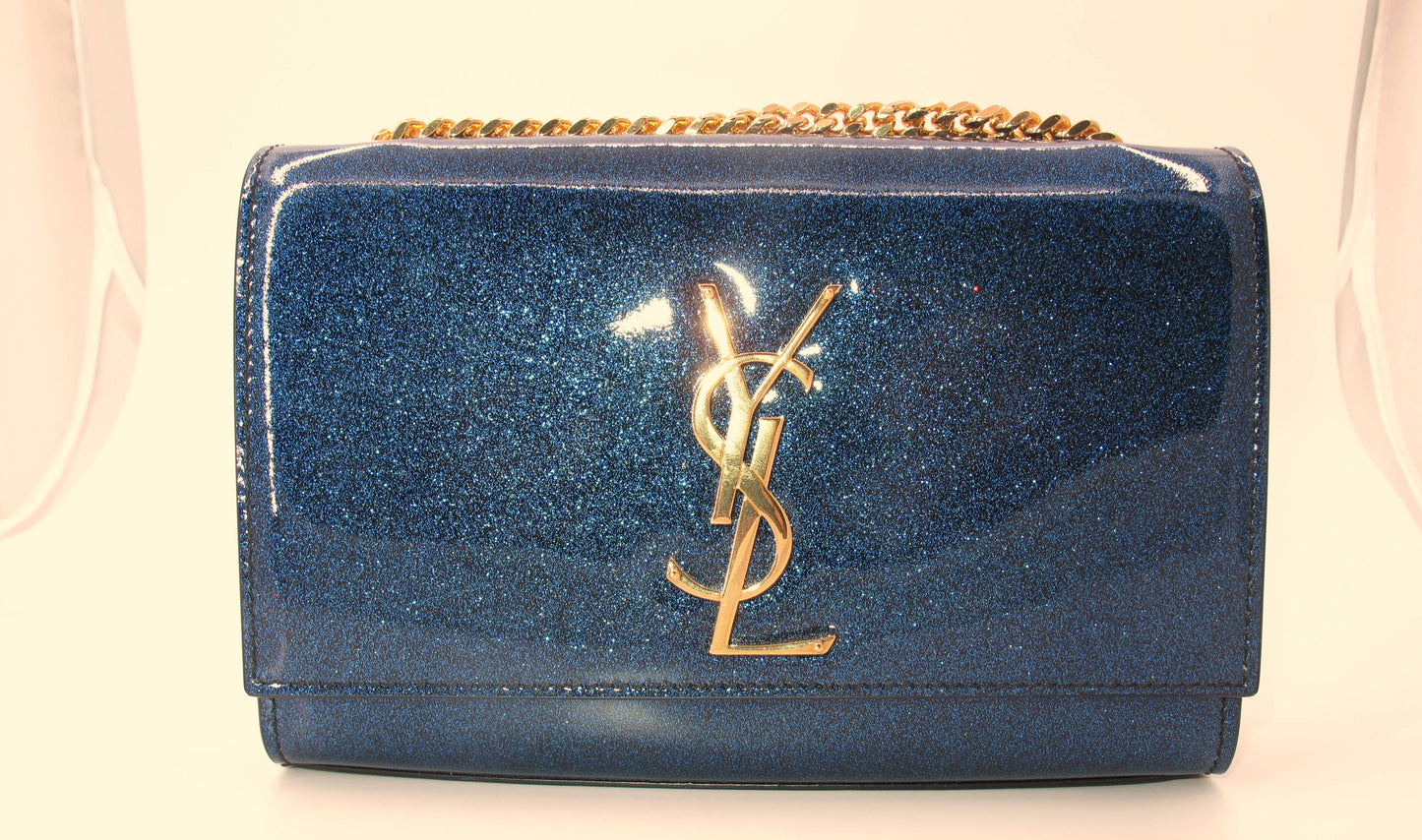 Original YVES SAINT LAURENT KATE Glitter Shoulder Ladies Handbag