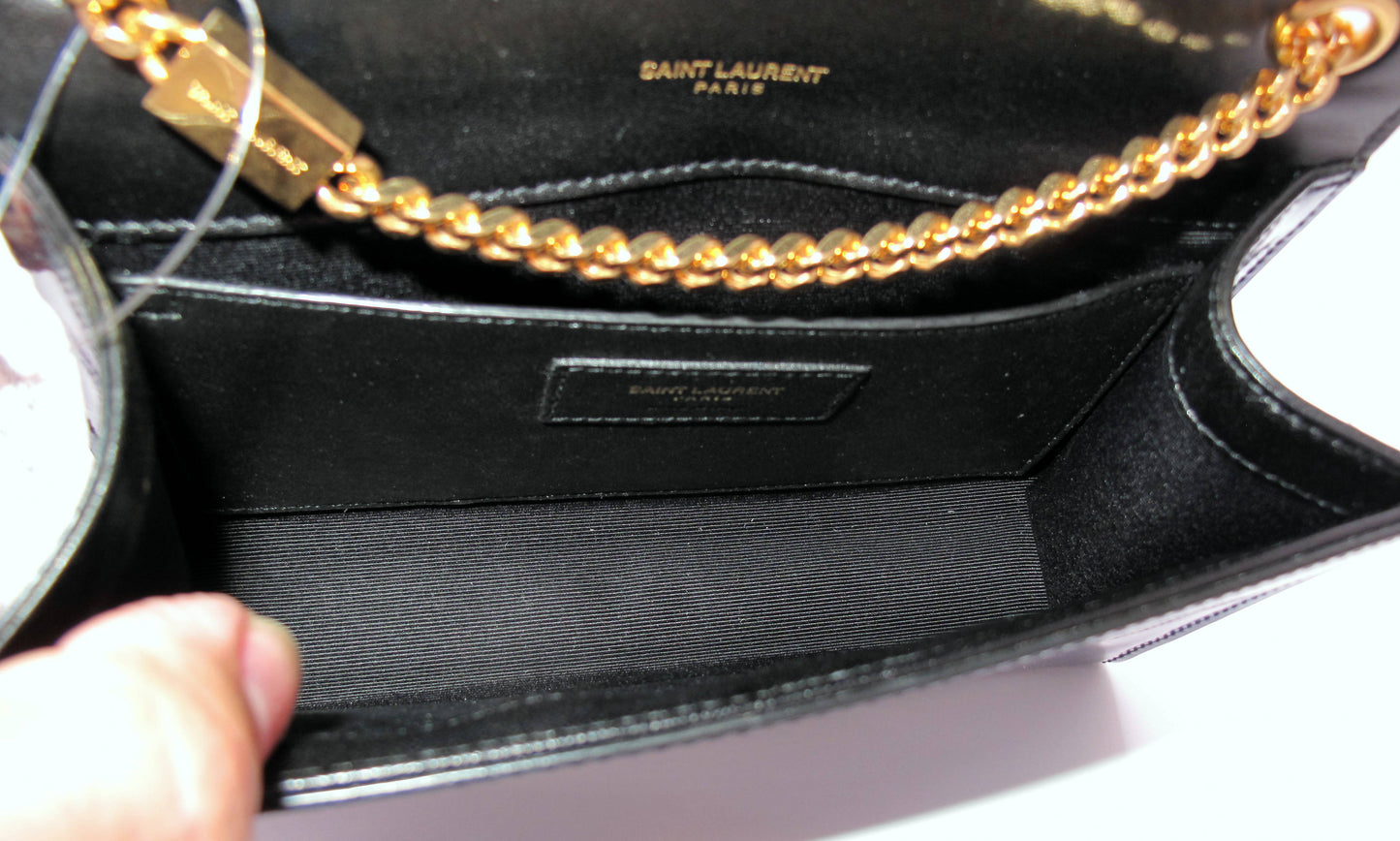 Original YVES SAINT LAURENT KATE Glitter Shoulder Ladies Handbag