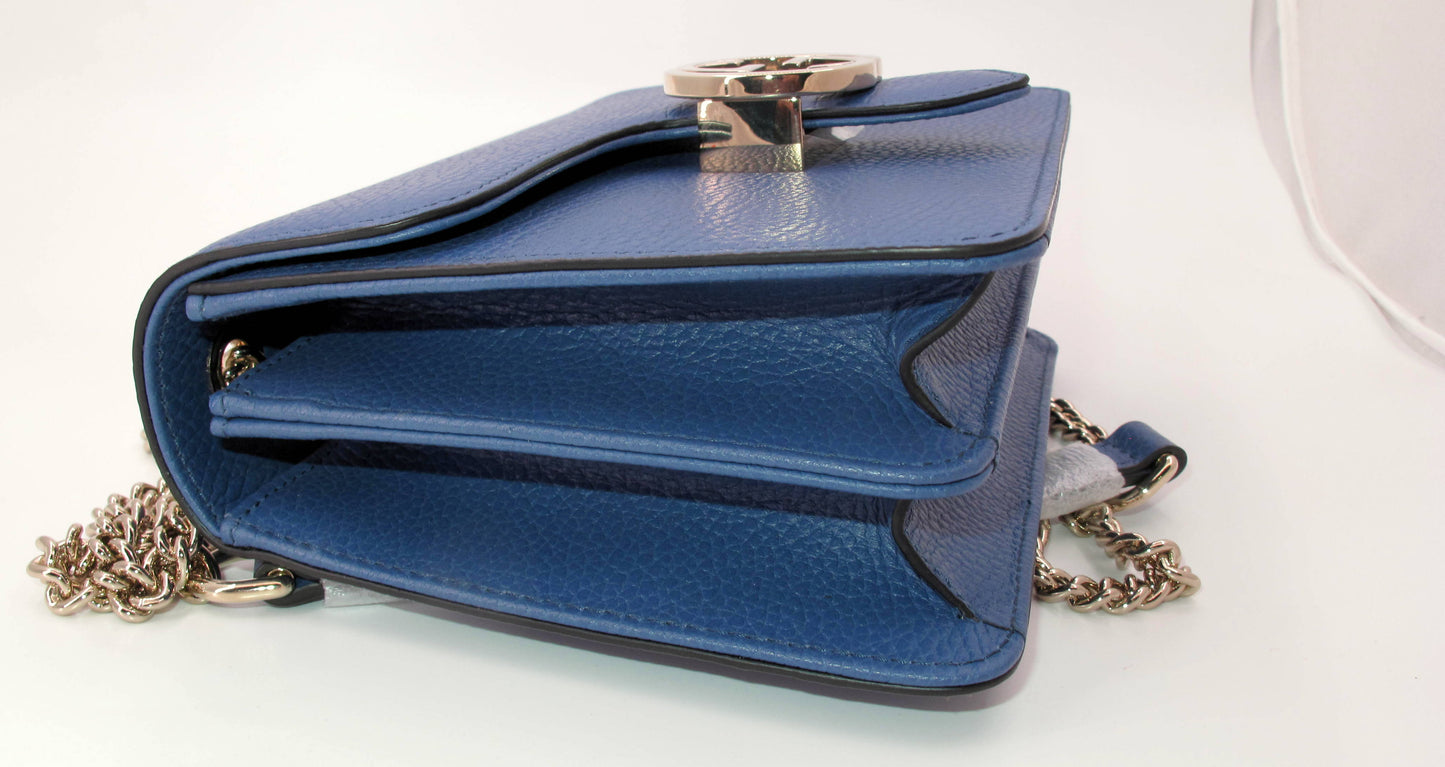 Original GUCCI "INTERLOCKING" Shoulder bag Blue Color With Dustbag Only