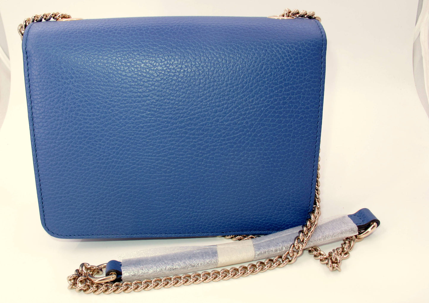 Original GUCCI "INTERLOCKING" Shoulder bag Blue Color With Dustbag Only