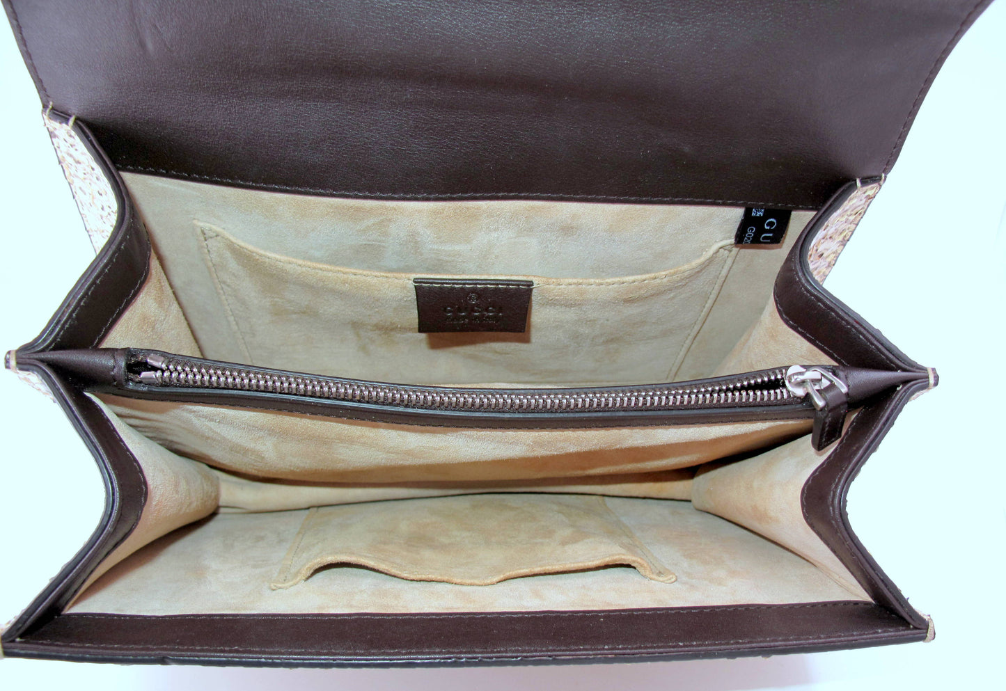 Original GUCCI "DIONYSUS" Python Medium Bamboo Top Handle Ladies Handbag