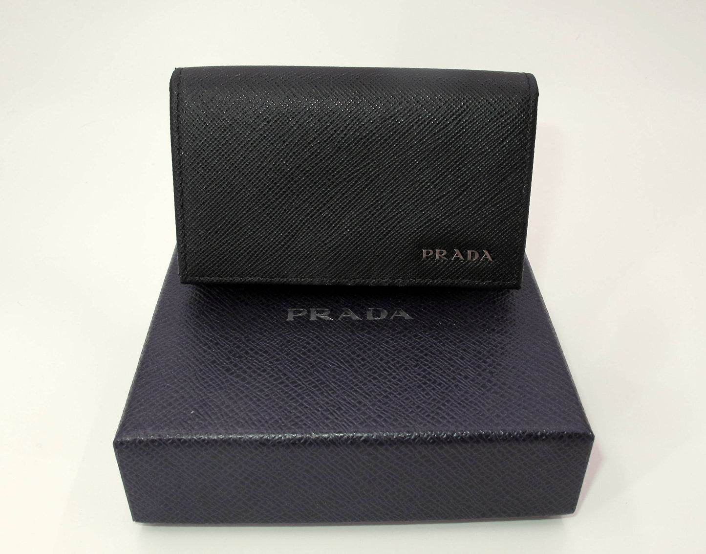 Stunning Original PRADA Black Saffiano Card Case