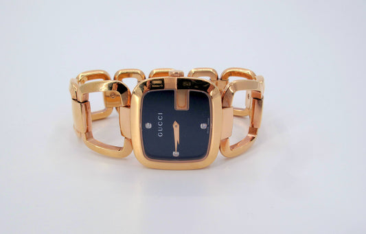Original GUCCI Gold Tone Diamond Watch No original Box or Papers
