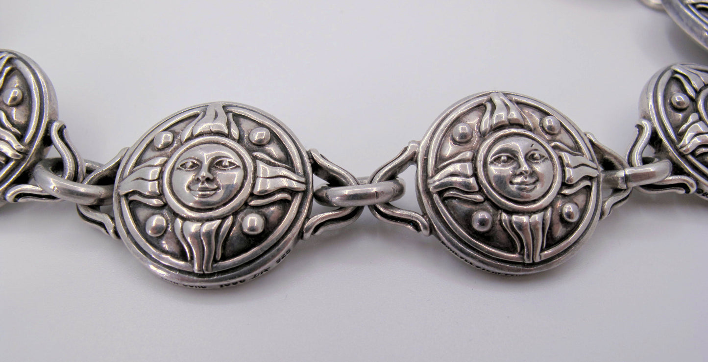925 BARRY KIESELSTEIN CORD Sterling Silver Choker Necklace 15" Long