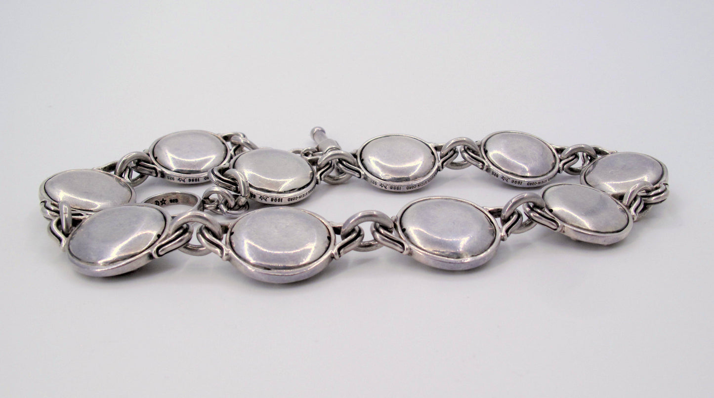925 BARRY KIESELSTEIN CORD Sterling Silver Choker Necklace 15" Long