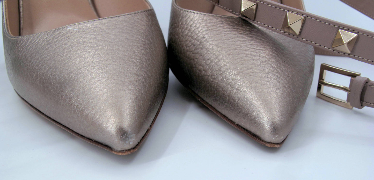 VALENTINO Rockstud Wrap Around Heel Ladies Shoes No Box