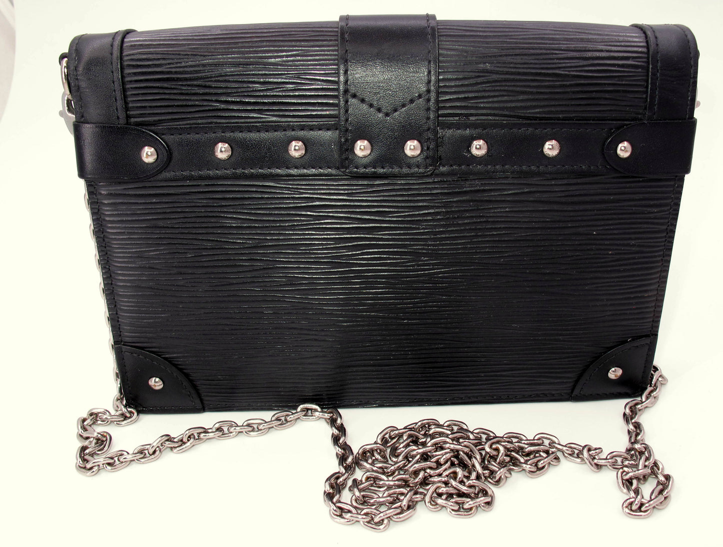 Original Louis Vuitton "TRUNK CHAIN WALLET" Epi Leather Ladies Handbag