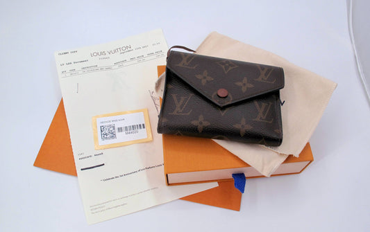 Original LOUIS VUITTON "VICTORINE" Ladies Wallet Accessories