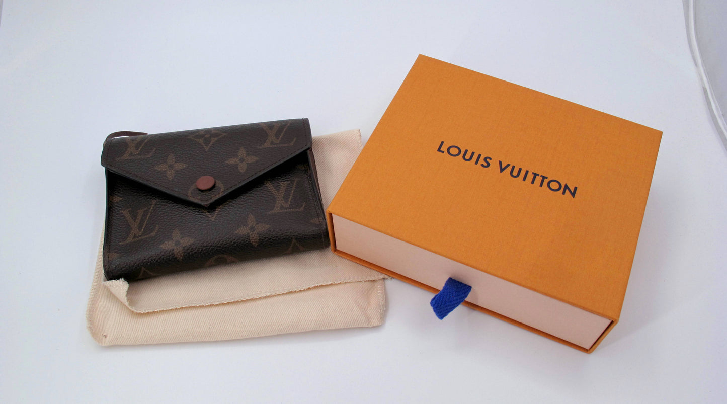 Original LOUIS VUITTON "VICTORINE" Ladies Wallet Accessories