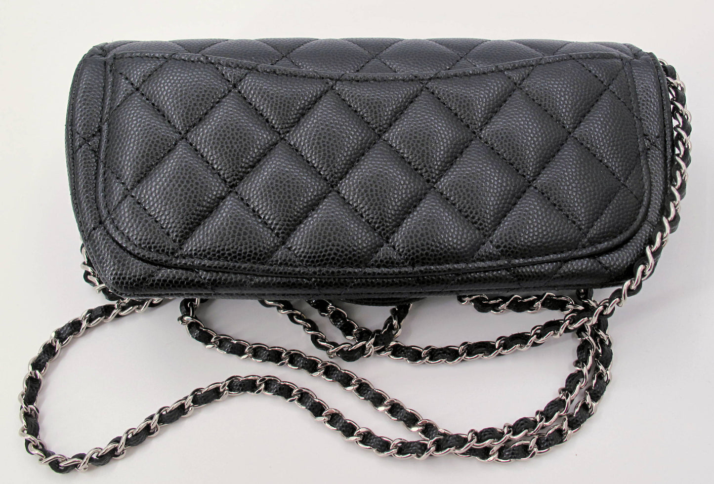 Original Chanel Caviar Leather Sunglasses Case Bag With Box and Dustbag