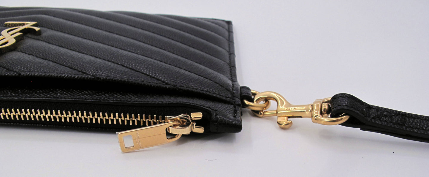 Stunning Original YVES SAINT LAURENT Cassandre Matelasse Large Pouch