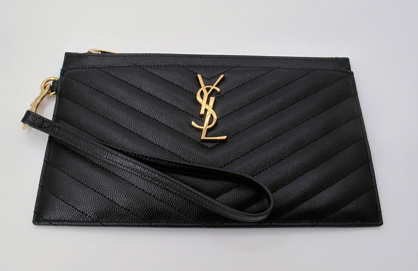 Stunning Original YVES SAINT LAURENT Cassandre Matelasse Large Pouch