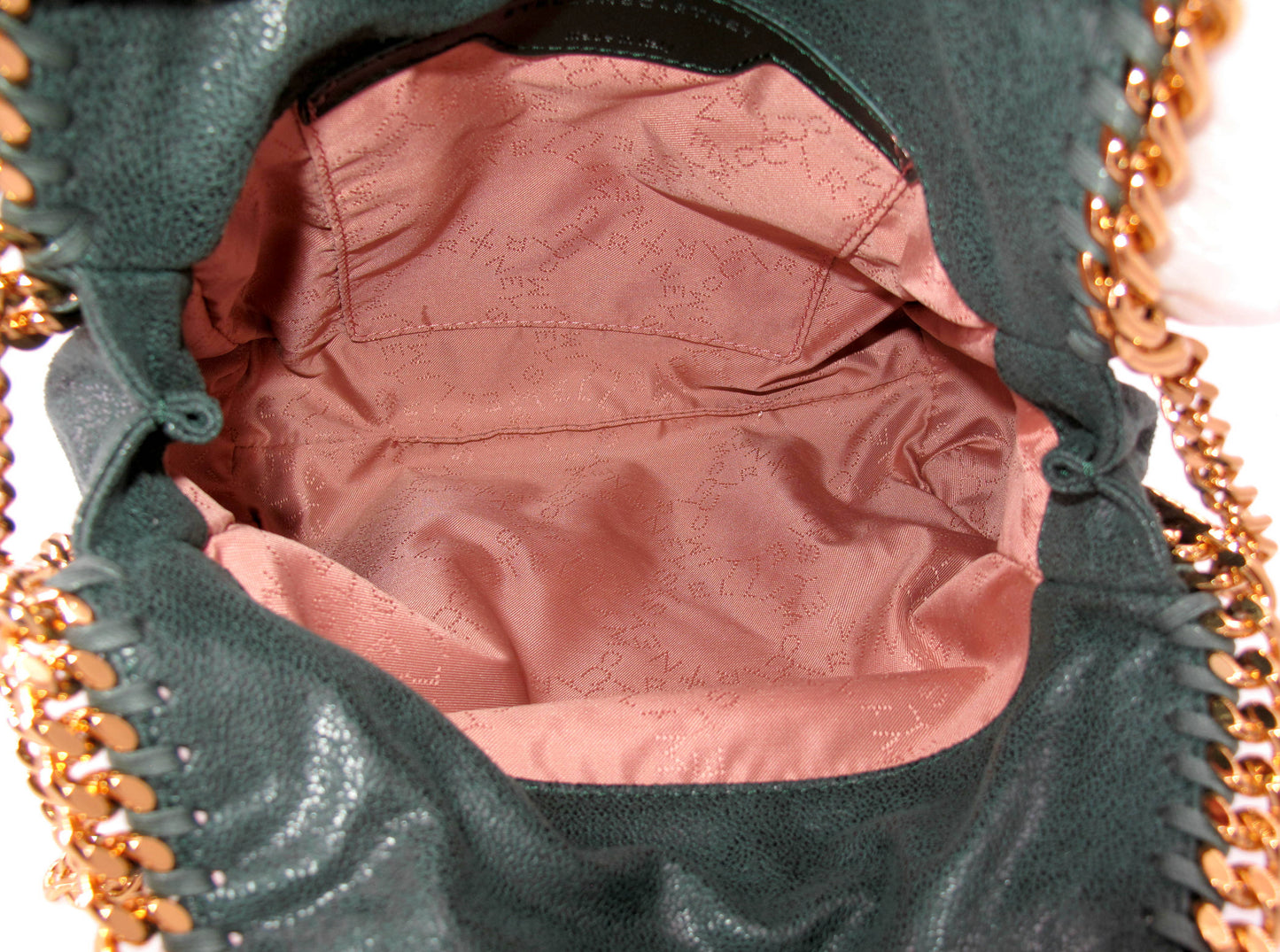 Original STELLA McCARTNEY "FALABELLA" Mini TOTE Ladies Handbag Green