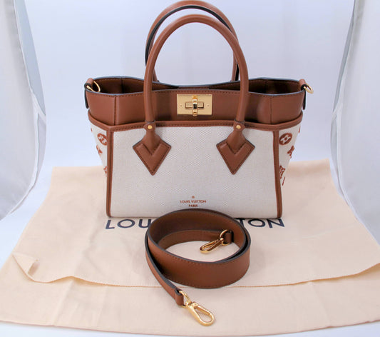 Original LOUIS VUITTON "ON MY SIDE" PM Leather Ladies Handbag