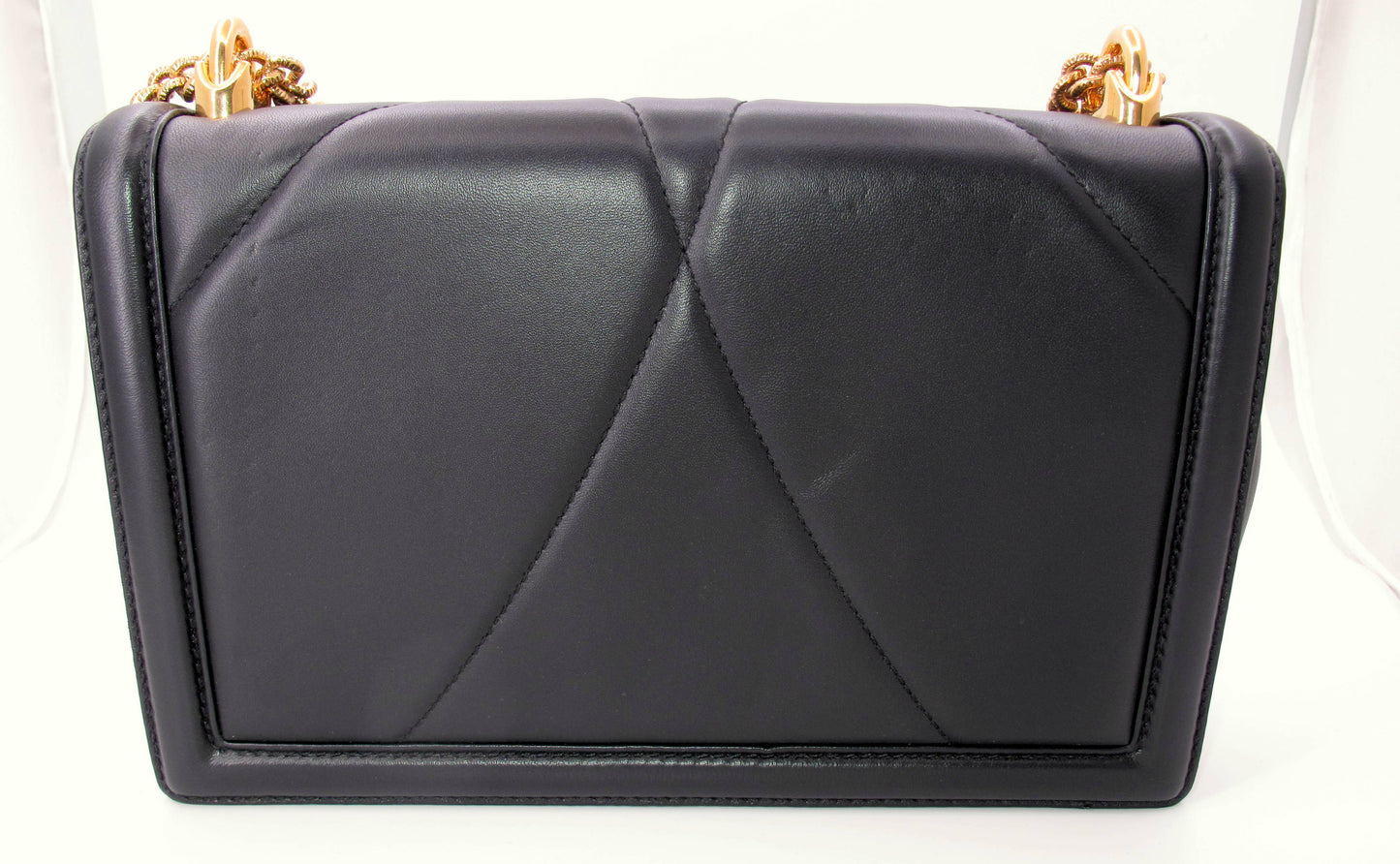 DOLCE & GABBANA Devotion Black Ladies Handbag with Dustbag