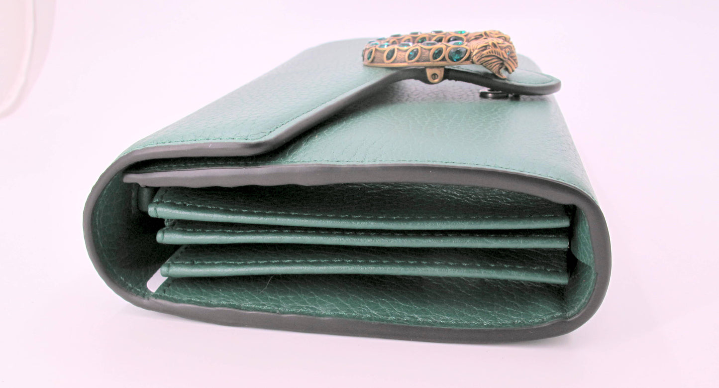 Original GUCCI "DIONYSUS" Shoulder bag Green Color With Box/Dustbag