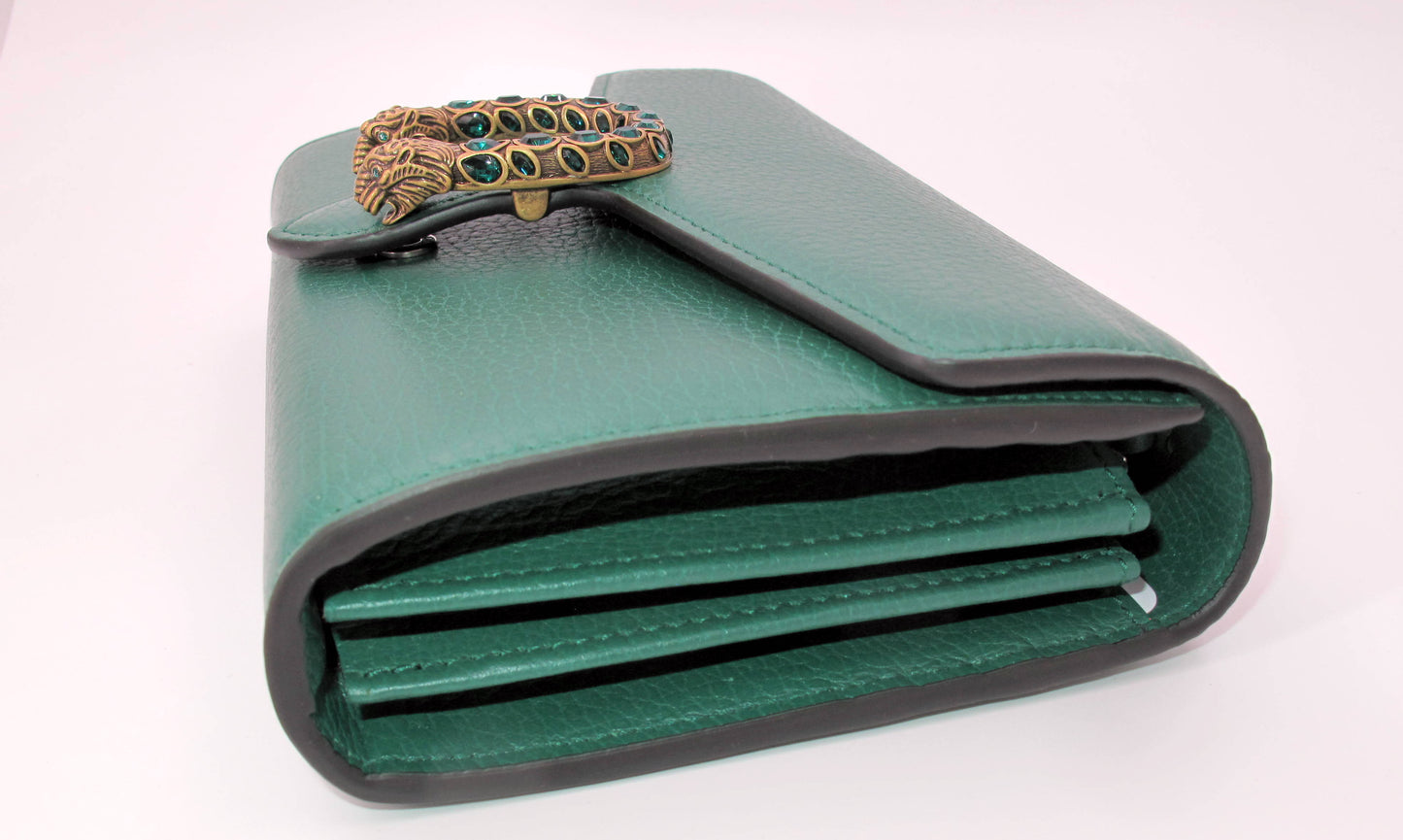 Original GUCCI "DIONYSUS" Shoulder bag Green Color With Box/Dustbag