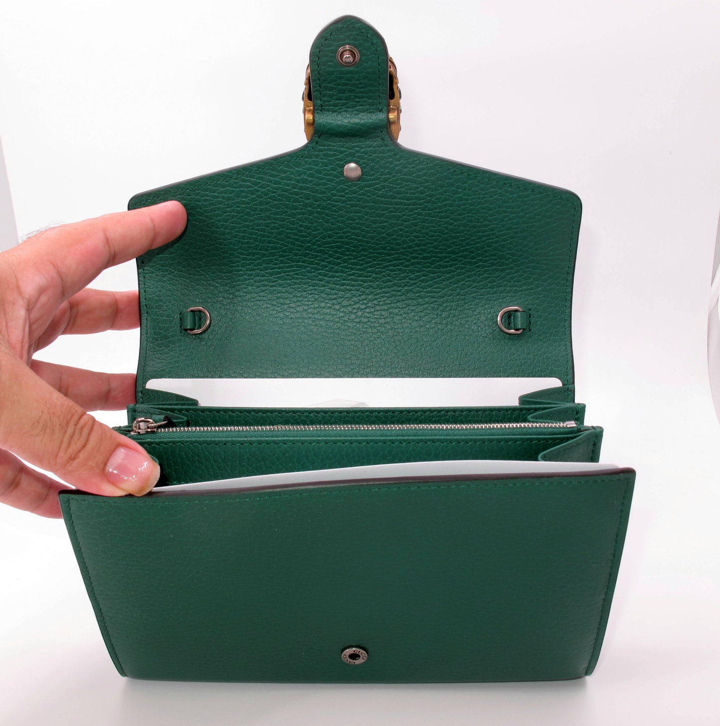 Original GUCCI "DIONYSUS" Shoulder bag Green Color With Box/Dustbag