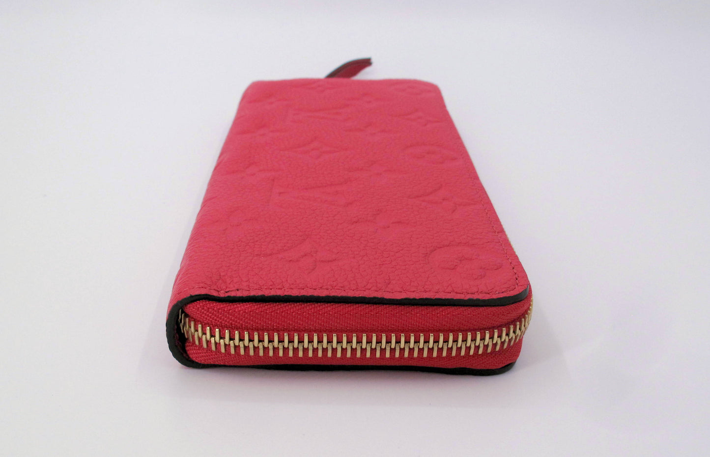 Original Louis Vuitton Clemence Empreinte Leather Ladies Long Wallet
