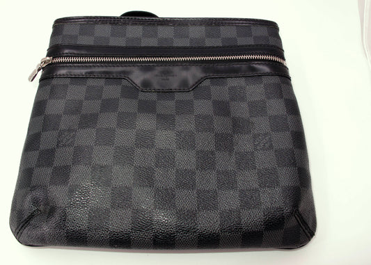 Original LOUIS VUITTON "THOMAS" Damier Graphite Messenger Handbag