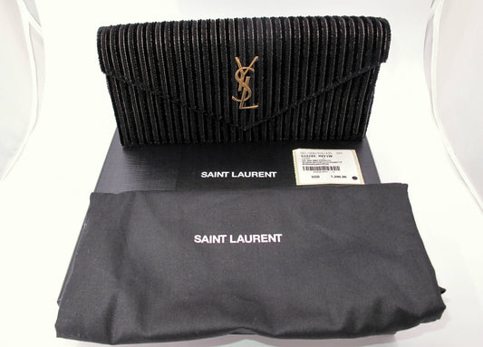 Original YVES SAINT LAURENT Pochette Clutch Ladies Handbag With Box