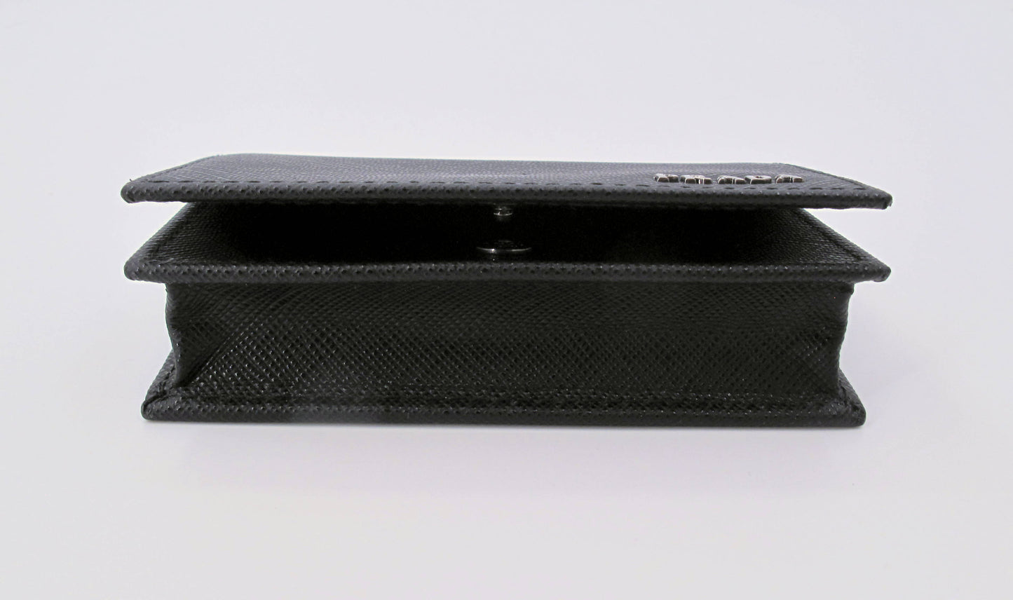 Stunning Original PRADA Black Saffiano Card Case